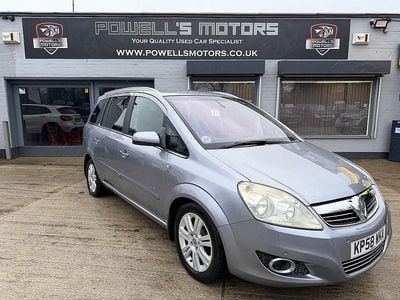 Used Vauxhall Zafira Elite 120 HP (88 kW) 2009 Silver MPV
