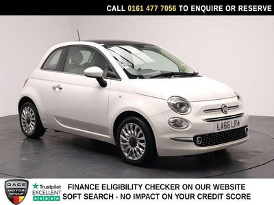 Used Fiat 500 Lounge 69 HP (50 kW) 2016 White Hatchback