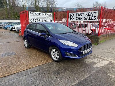 Used Ford Fiesta Zetec 2017 Blue Hatchback