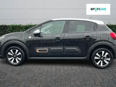 Used Citroën C3 PureTech 82 HP (60 kW) 2023 Black Hatchback