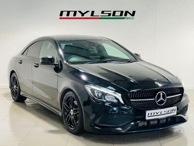 Used Mercedes CLA220 AMG line 177 HP (130 kW) 2017 Black Sedan