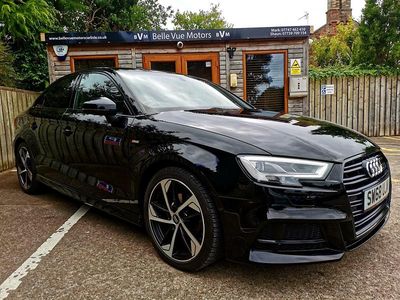 Used Audi A3 Black Edition 150 HP (110 kW) 2018 Black Sedan