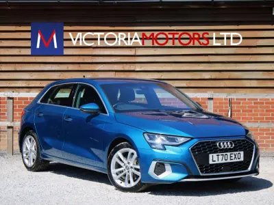 Used Audi A3 Sport 150 HP (110 kW) 2020 Blue Sedan