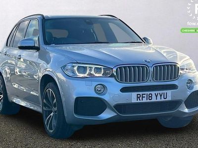 Silver Used 2018 BMW X5 M Sport SUV | £28,499 (Fair price)