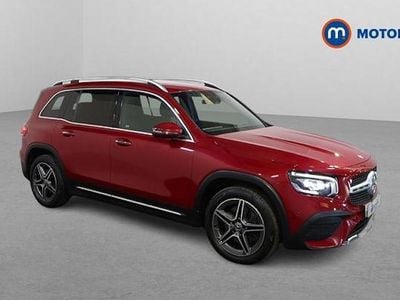 Begagnad Mercedes GLB220 AMG Line Premium 190 HK (139 kW) 2021 Röd SUV