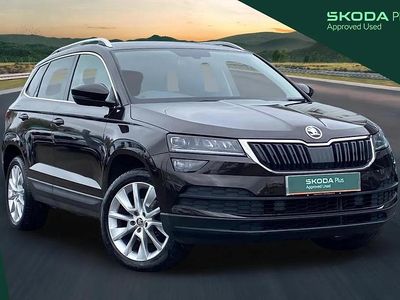 Used Skoda Karoq SE L 150 HP (110 kW) 2020 Magnetic brown metallic SUV