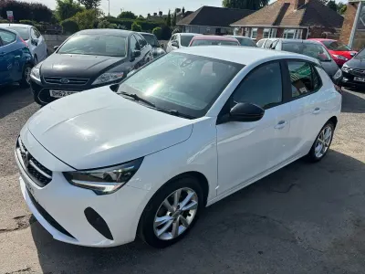 Used Vauxhall Corsa 75 HP (55 kW) 2020 White Hatchback
