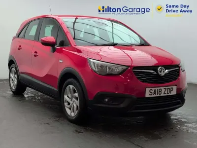 Used Vauxhall Crossland X 81 HP (59 kW) 2018 Red SUV