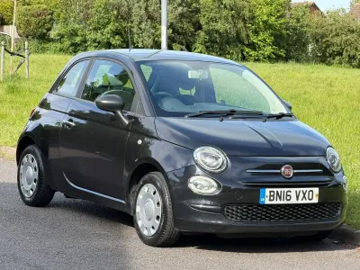 Used Fiat 500 Pop 2016 Black Hatchback