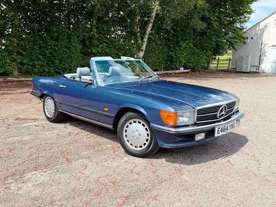 Used Mercedes SL500 1988 Blue Cabriolet