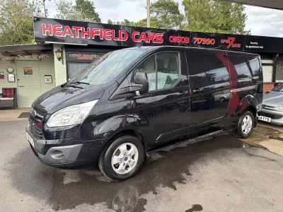 Used Ford Transit Custom Limited 125 HP (91 kW) 2016 Black Van