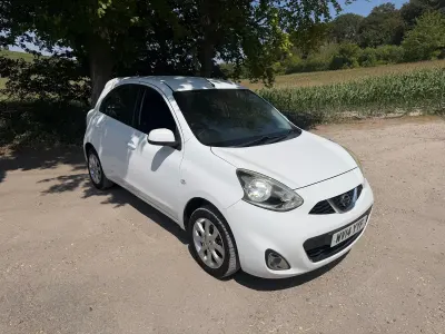 Used Nissan Micra Acenta 80 HP (58 kW) 2014 White Hatchback
