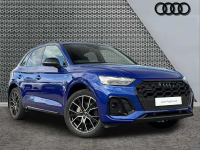 Used Audi Q5 Black Edition 200 HP (147 kW) 2024 Blue SUV