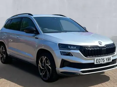 Used Skoda Karoq SportLine 150 HP (110 kW) 2025 Silver SUV