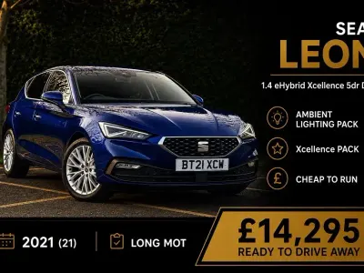 Used Seat Leon XCELLENCE 2021 Blue Hatchback