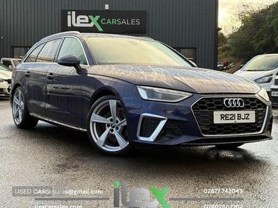Used Audi A4 S-Line 163 HP (119 kW) 2021 Blue Estate