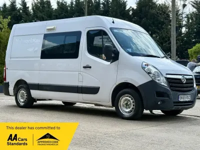Begagnad Vauxhall Movano 2019 Vit Minibuss