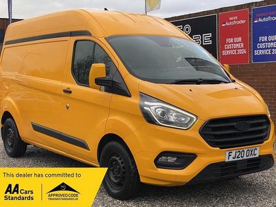 Used Ford Transit Custom Trend 130 HP (95 kW) 2020 Yellow Van