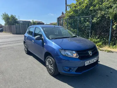 Used Dacia Sandero Ambiance 90 HP (66 kW) 2013 Blue Hatchback