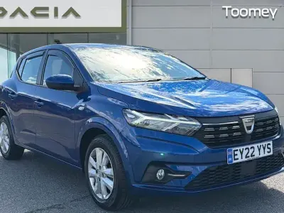 Used Dacia Sandero Comfort 101 HP (74 kW) 2022 Blue Hatchback