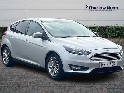 Used Ford Focus Zetec 125 HP (91 kW) 2018 Silver Hatchback