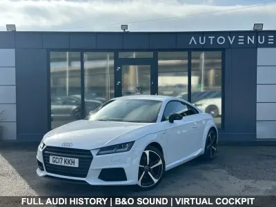 Begagnad Audi TT Black Edition 2017 Vit Sportkupé