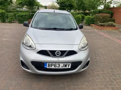 Begagnad Nissan Micra Visia 2014 Silver Halvkombi