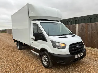 Used Ford Transit S 130 HP (95 kW) 2023 White Cabriolet