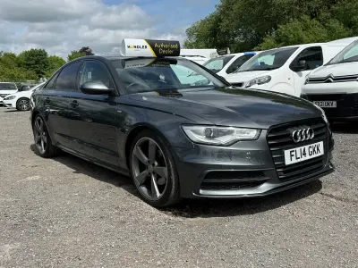 Używany Audi A6 Black Edition 177 KM (130 kW) 2014 Szary Sedan/Limuzyna