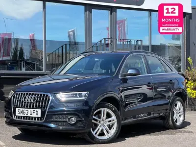Used Audi Q3 S-Line 170 HP (125 kW) 2014 Blue SUV