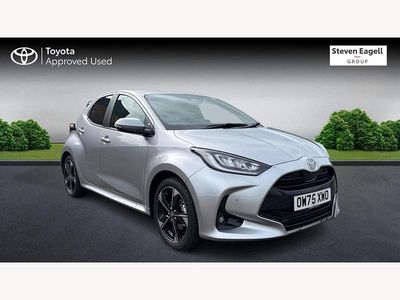 New Toyota Yaris Hybrid 2025 Silver Hatchback