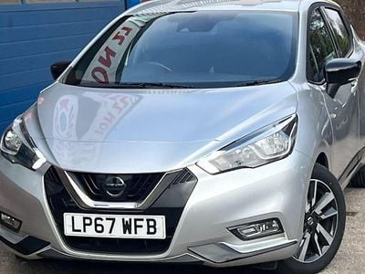 Begagnad Nissan Micra N-Connecta 90 HK (66 kW) 2018 Silver Halvkombi