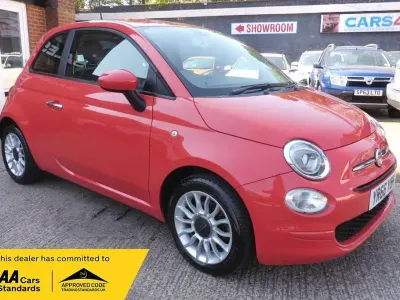 Used Fiat 500 Pop Star 69 HP (50 kW) 2016 Pink Hatchback
