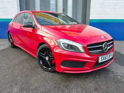 Used Mercedes A220 AMG 170 HP (125 kW) 2014 Red Hatchback