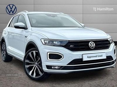 White Used 2019 VW T-Roc R-line SUV | £15,995 (Fair price)