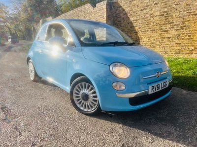 Blue Used 2011 Fiat 500 Lounge Hatchback | £2,850 (Fair price)