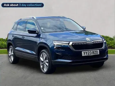 Used Skoda Karoq SE L 150 HP (110 kW) 2023 Blue SUV