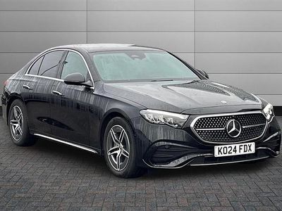 Obsidian black Used 2024 Mercedes E200 AMG line Sedan | £35,490 (Good price)