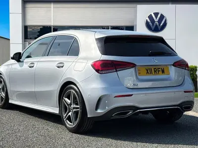Used Mercedes A250 Executive 221 HP (162 kW) 2019 Silver Hatchback