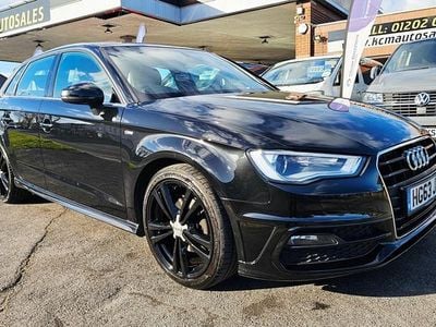 Used Audi A3 S-Line 150 HP (110 kW) 2014 Black Hatchback