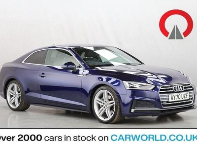 Blue Used 2020 Audi A5 S-Line Coupe | £17,011 (Good price)