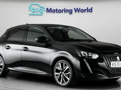 Used Peugeot 208 Allure 102 HP (75 kW) 2021 Black Hatchback