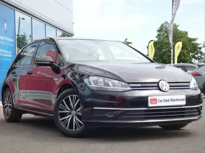 Used VW Golf VII SE 128 HP (94 kW) 2019 Black Hatchback