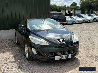 Used Peugeot 308 CC 156 HP (114 kW) 2011 Black Cabriolet
