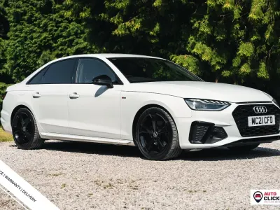 Used Audi A4 Black Edition 163 HP (119 kW) 2021 White Sedan