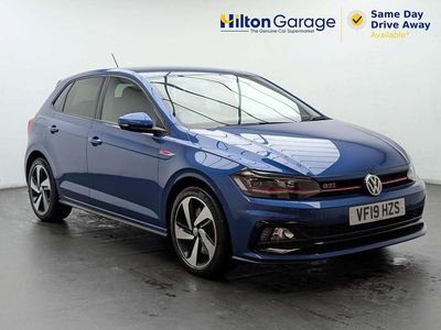 Used VW Polo GTI 200 HP (147 kW) 2019 Blue Hatchback