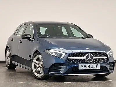 Used Mercedes A180 Executive 136 HP (100 kW) 2019 Blue Hatchback