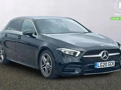 Używany Mercedes A200 AMG line 163 KM (119 kW) 2020 Czarny Hatchback