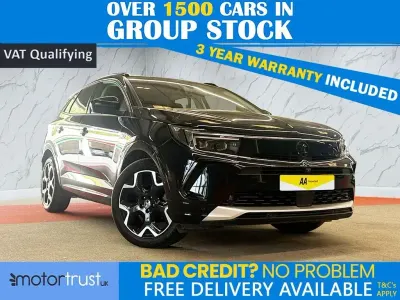 Used Vauxhall Grandland X Ultimate 130 HP (95 kW) 2024 Black SUV