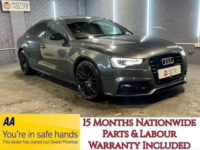 Grey Used 2016 Audi A5 Sportback Black Edition Hatchback | £9,390 (Fair price)